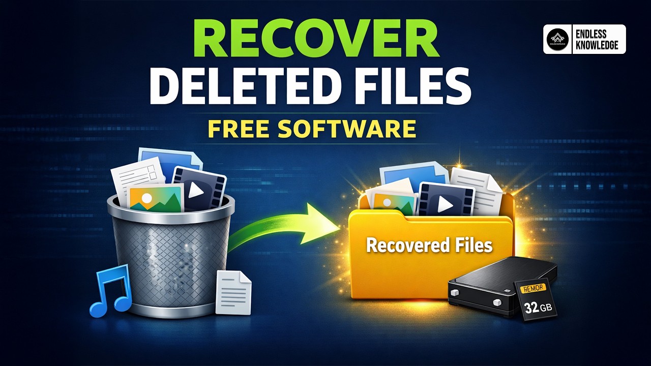 How to Recover Deleted Files with free Recovery Software