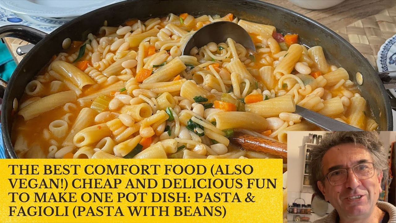 PASTA FAGIOLI - PASTA WITH BEANS - NEAPOLITAN COMFORT FOOD PASTA E FASULI |TASTED BY A FOOD REVIEWER