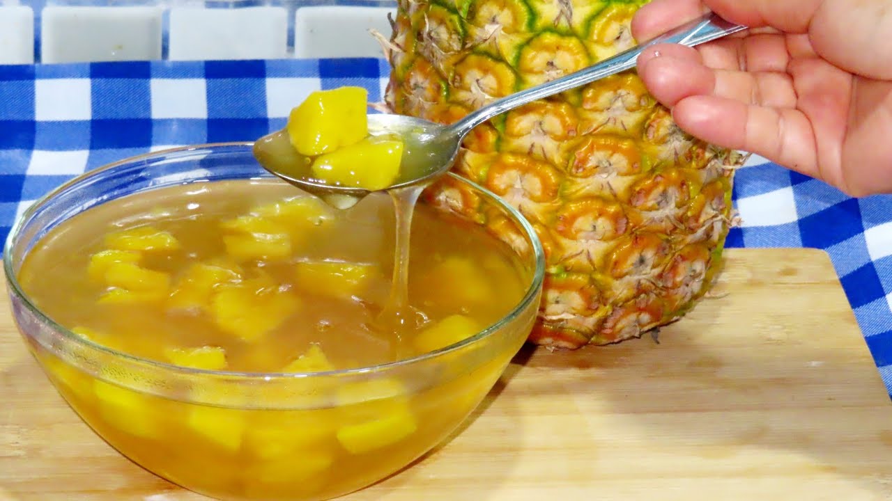 Después que aprendí hacer esta Mazamorra de Piña 🍍 no dejo de preparar es tan rico y saludable 😋