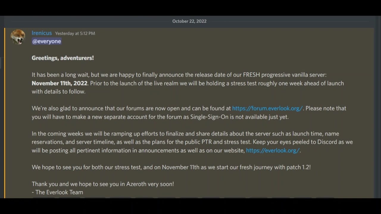 Everlook Project - RELEASE DATE REVEALED!!