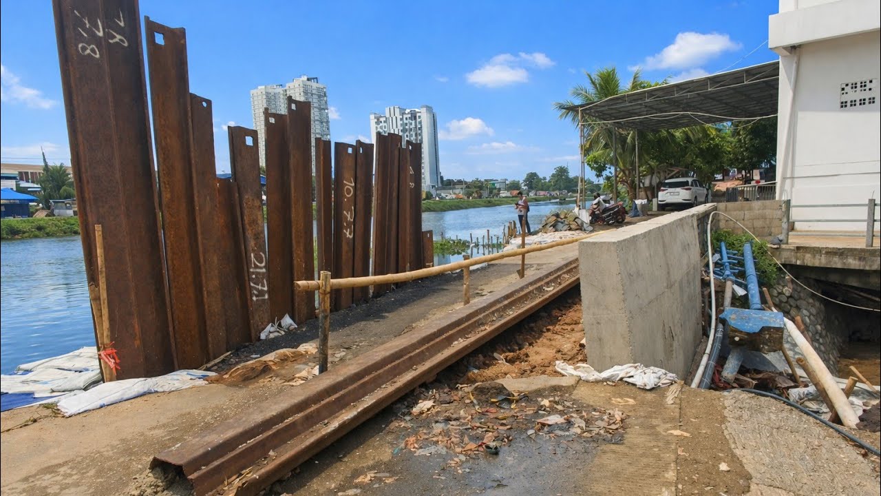KDM Pantau Perbaikan Tanggul Jebol Kalimalang #dedimulyadi #mastriadhianto #walikotabekasi 