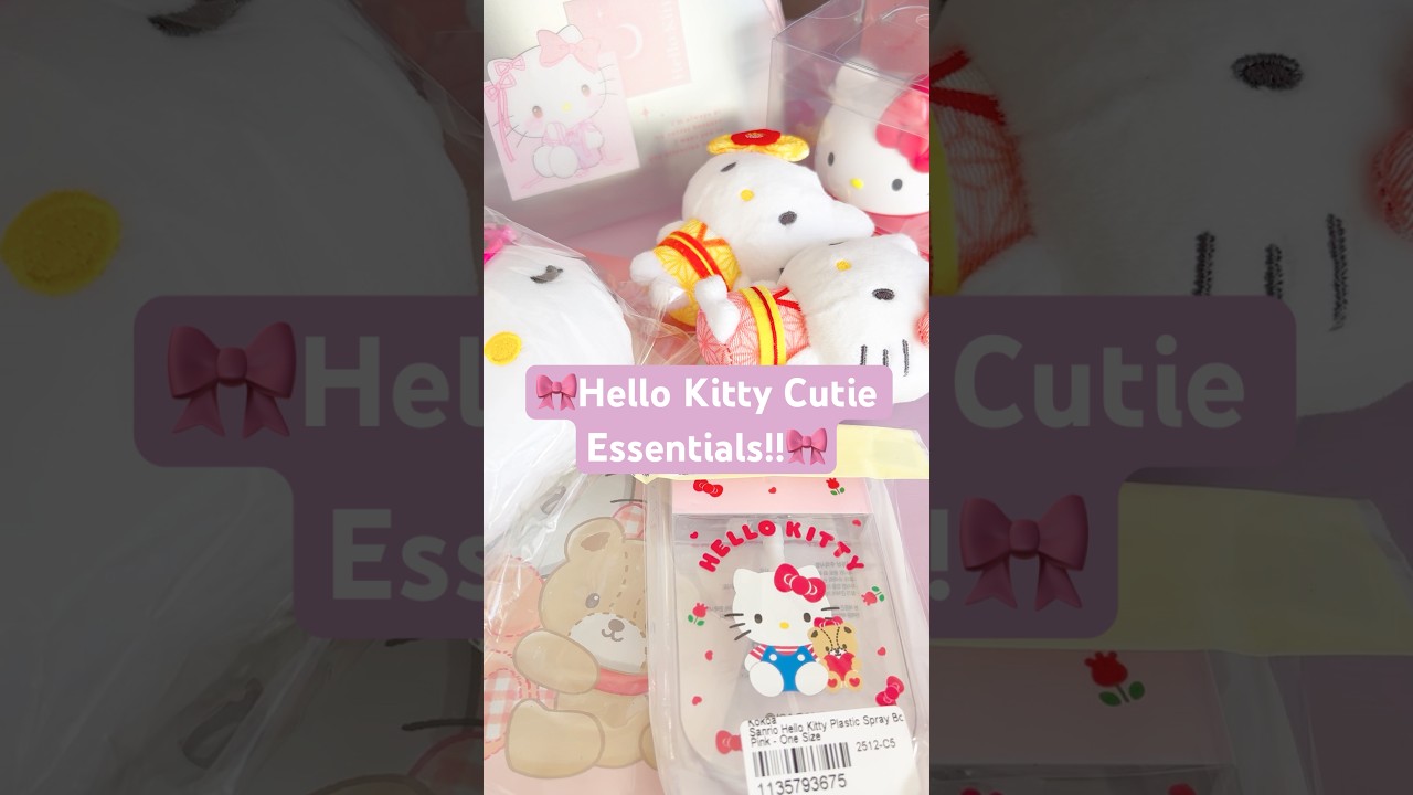Наборы Hello Kitty Cutie Essentials от @yesstyle! ✨💖 #YSHelloKitty #hellokitty