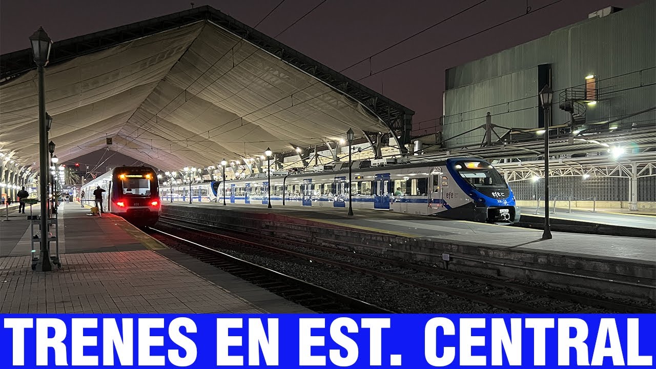 EFE Central | Movimiento de Trenes en Estación Central