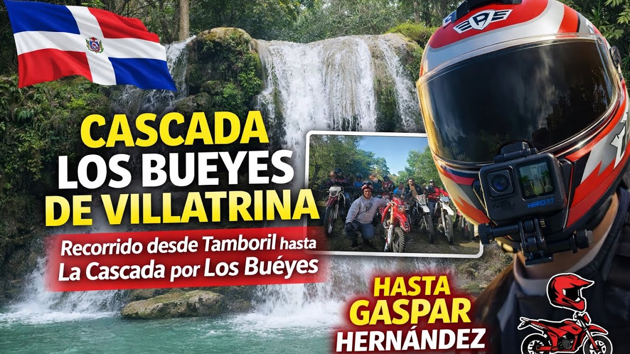 DE TAMBORIL HACIA LA CASCADA DE LO BUEYES DE VILLATRINA TODO EL RECORRIDO PRIMERA PARTE 1