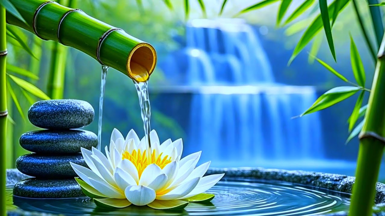 Soothing Piano & Water Sounds 🍃 Deep Sleep, Calm Mind, Stress Relief Music