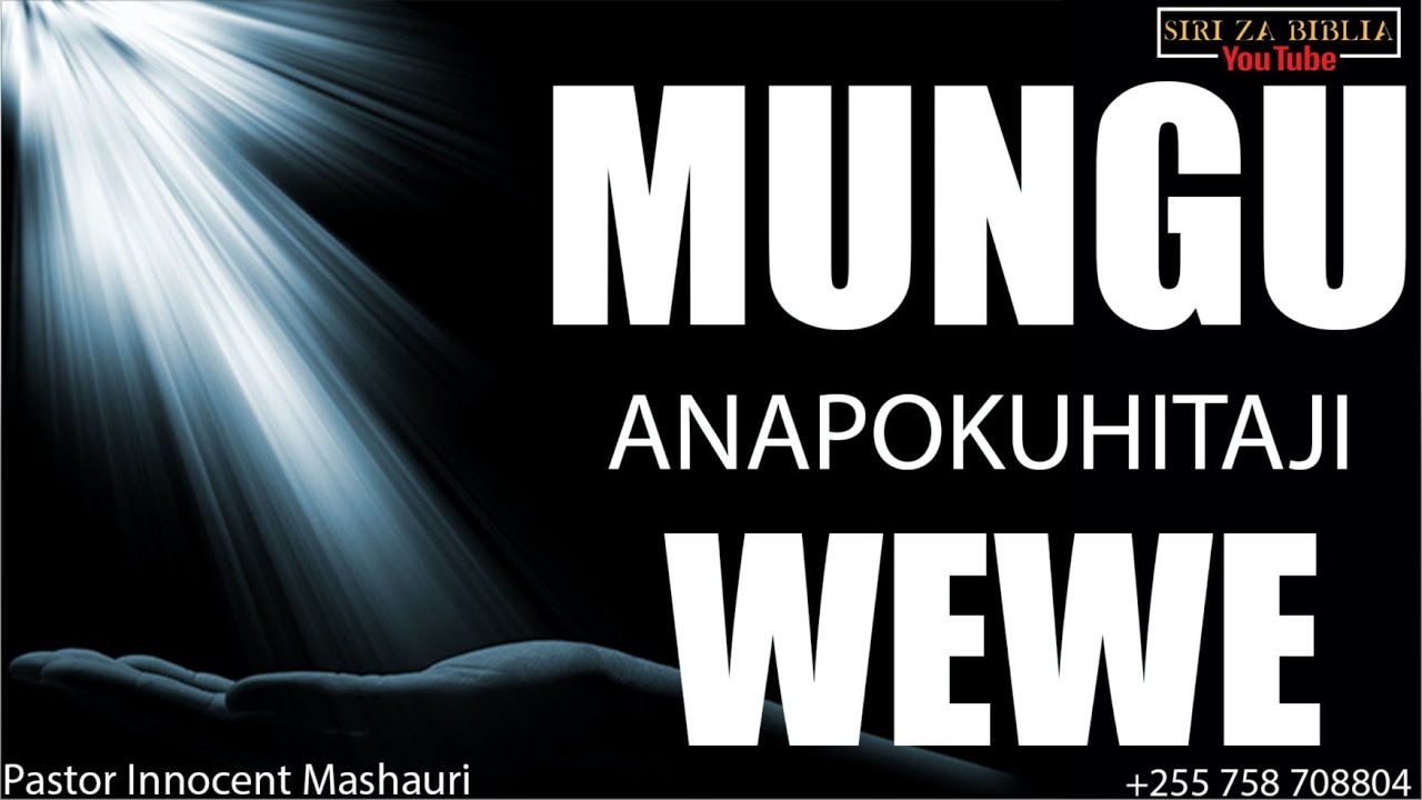 MUNGU ANAPOKUTAKA WEWE // MFUNGO WA SIKU 7 MADHABAHUNI