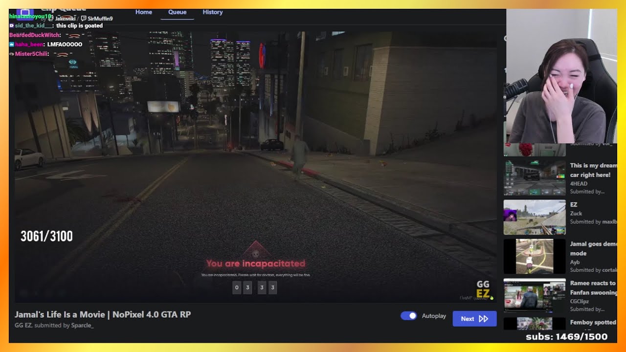 Реакция Фанфана на фильм «Жизнь Джамала — это фильм» | NoPixel 4.0 GTA RP