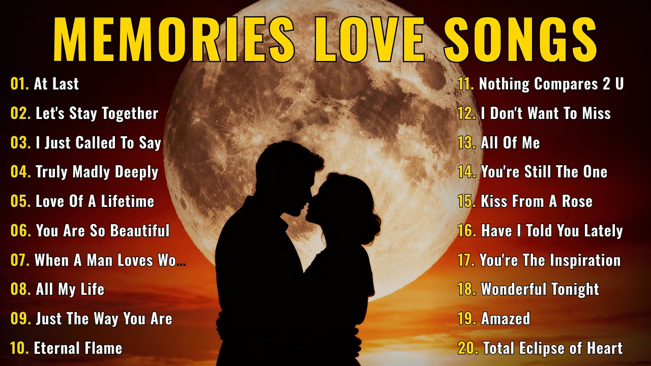 Romantic Love Songs 80s 90s ♥ Oldies But Goodies ♥ Lionel Richie, Whitney Houston, Celine Dion