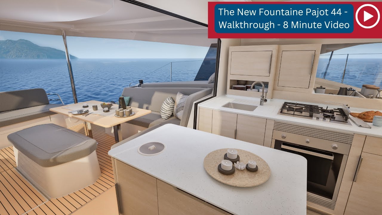 Walkthrough of the new Fountaine Pajot 44 - 8 Minute Video