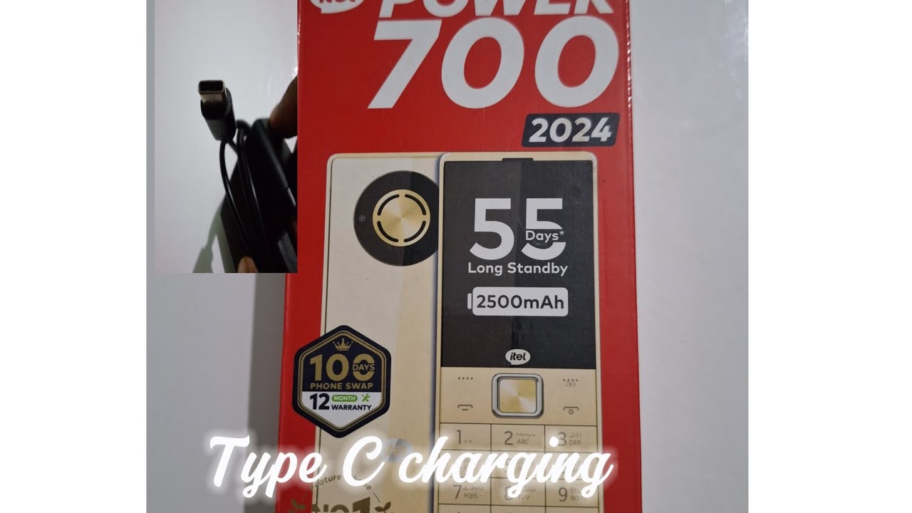Itel Power 700 2024 unboxing | type C charging | Itel Keypad phone | #itel #itelphones #keypadphone