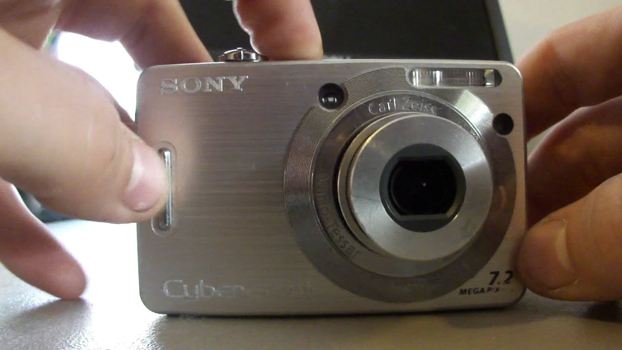 Ремонт застрявшего объектива на Sony Cybershot DSC-W55