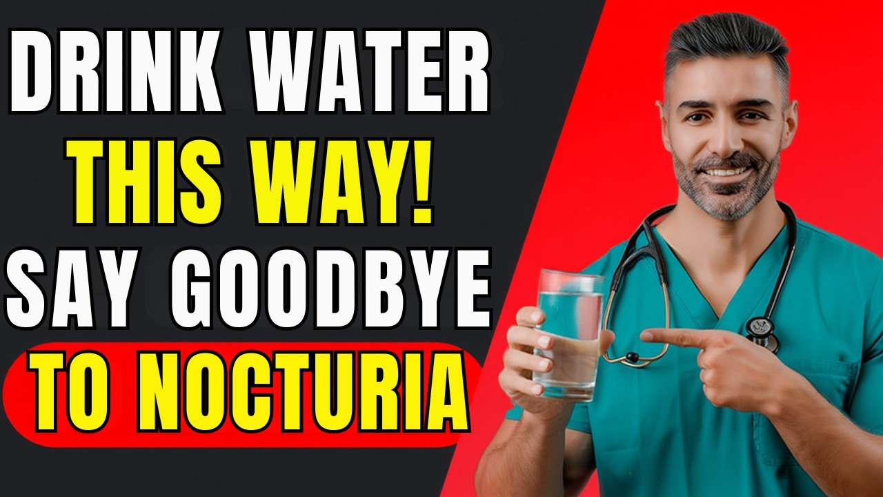 How SENIORS Should Drink Water to Stop Nocturia and Sleep Better | Dr. Leonard Brooks
