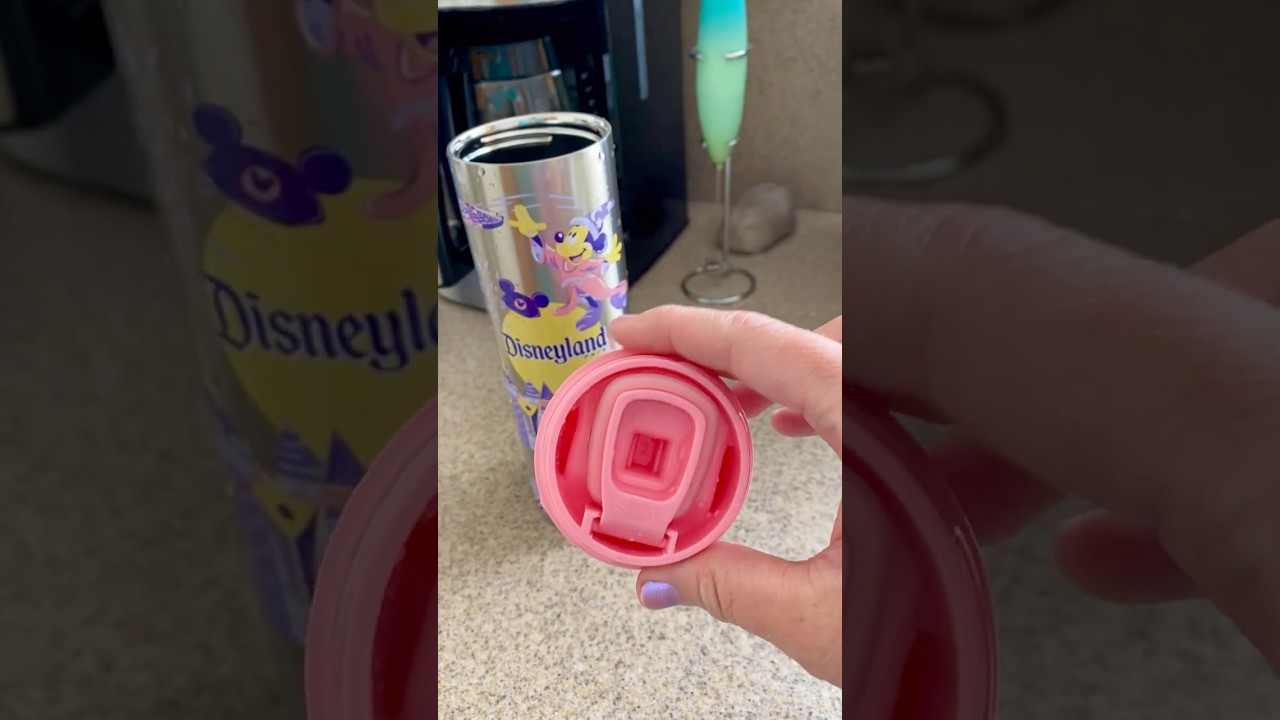 HOW TO CLEAN STARBUCKS TUMBLER LID #disney #disneystore #disneyland #starbucks #cleaning