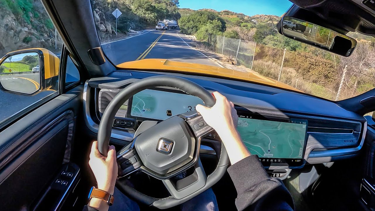 2023 Rivian R1T - POV Test Drive (Binaural Audio)