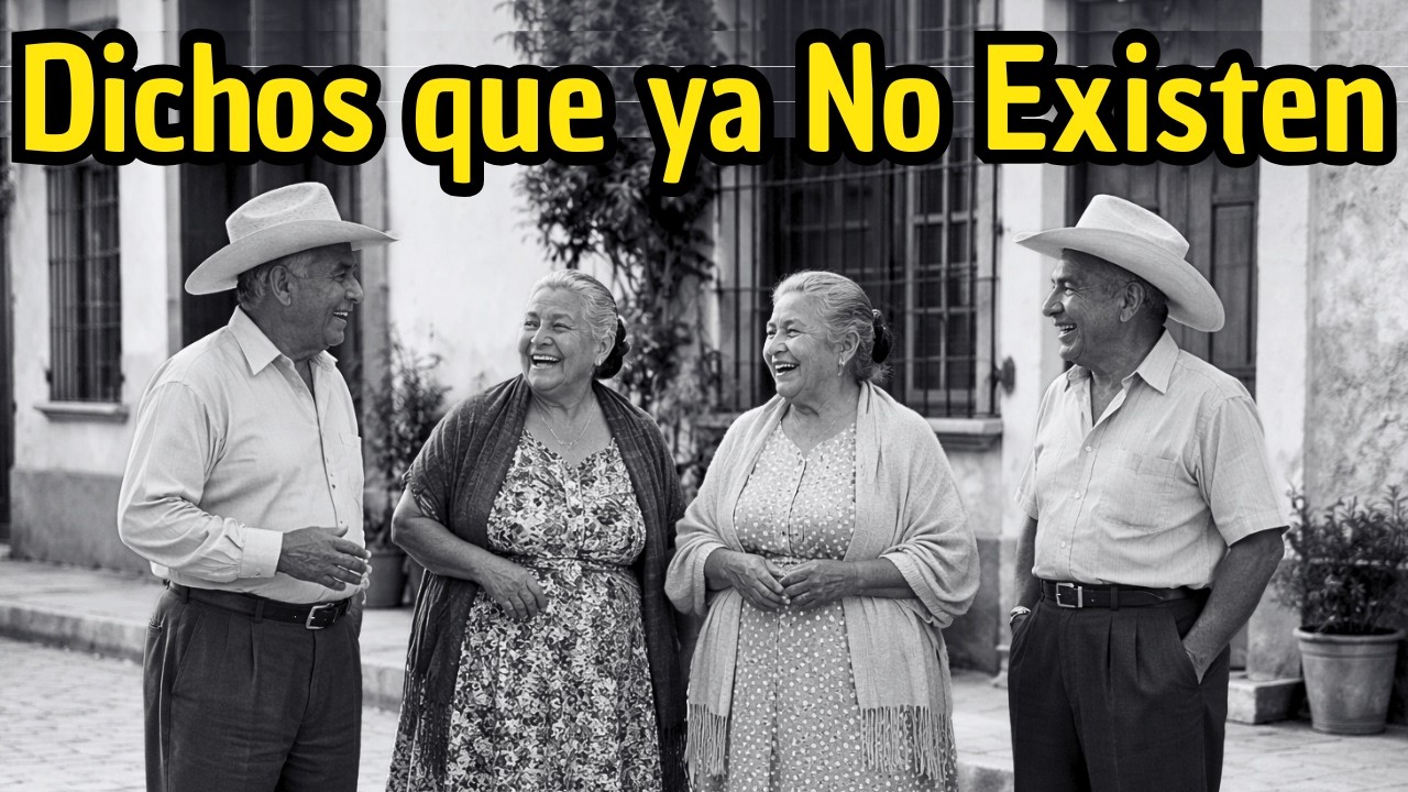 15 EXPRESIONES MEXICANAS que dejaron de usarse sin que NADIE LO notara