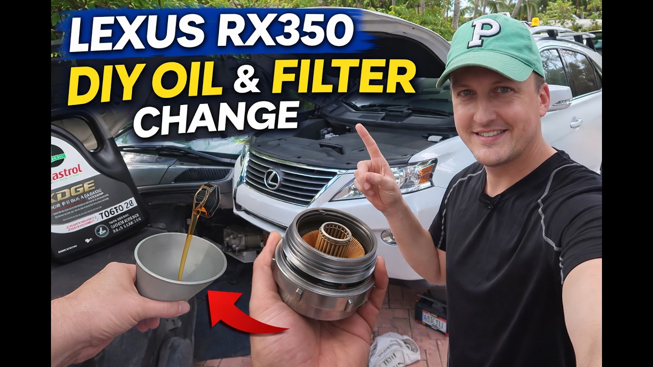 Lexus RX350 Engine Oil and Filter Change DIY (Save $100 in 15 Minutes!) | Maintenance for Longevity