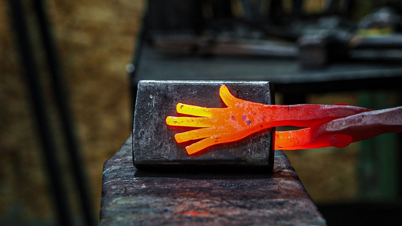 I Forged Hand Tongs for Hand Forging