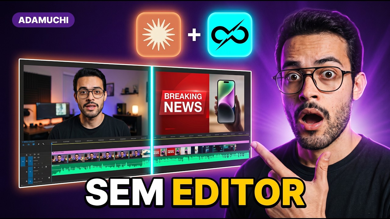 O Claude fez esse v&iacute;deo INTEIRO sozinho dentro do CHAT! (FIM DOS EDITORES?) TUTORIAL COMPLETO