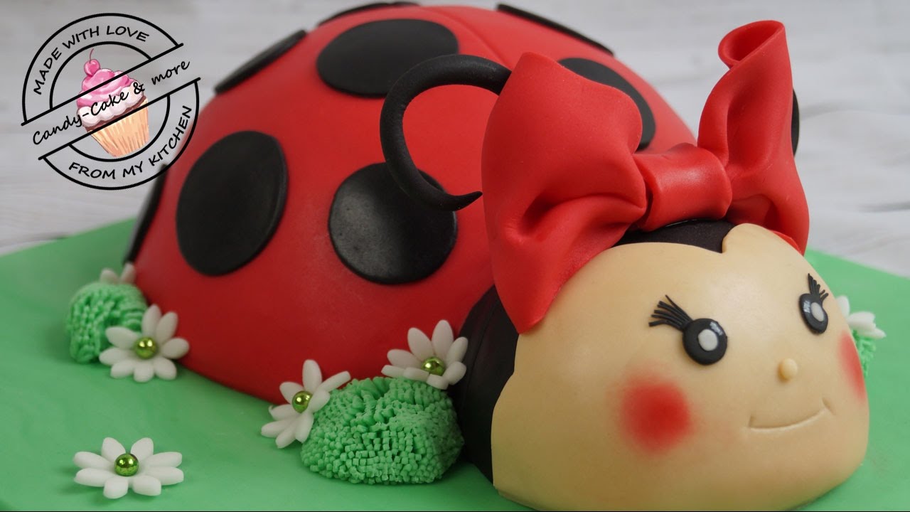 Marienkäfer Torte I Ladybird Cake I Marienkäfer Kuchen I Fondant Cake I Motivtorte