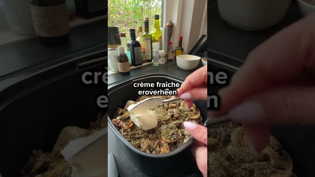 Bloemkool-gehaktschotel uit de airfryer  5 minuten werk. Koolhydraatarm.  Zet BLOEMKOOL1 in de co...