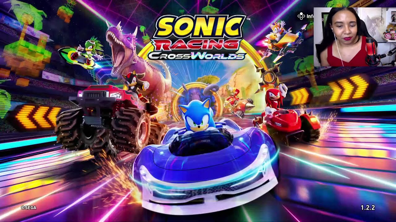 SONIC RACING: CROSSWORLDS - Obrigada SEGA Brasil! | AndrezzaBPlays