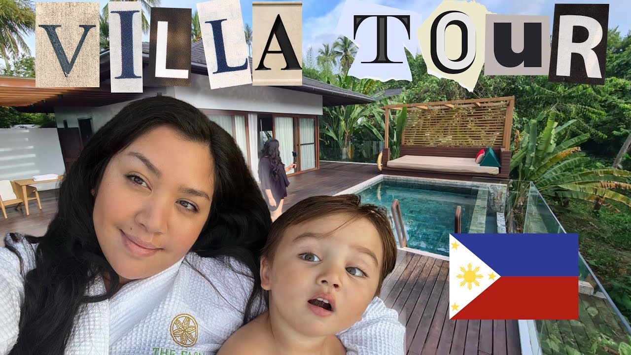 LUXURY VILLA TOUR | British family stay at The Farm, Batangas