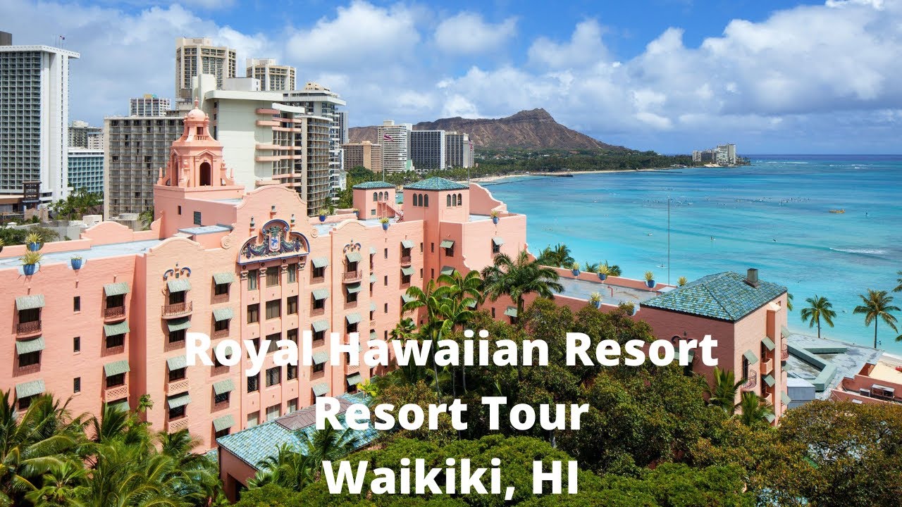 Royal Hawaiian Hotel Resort Tour I Waikiki Beach, HI