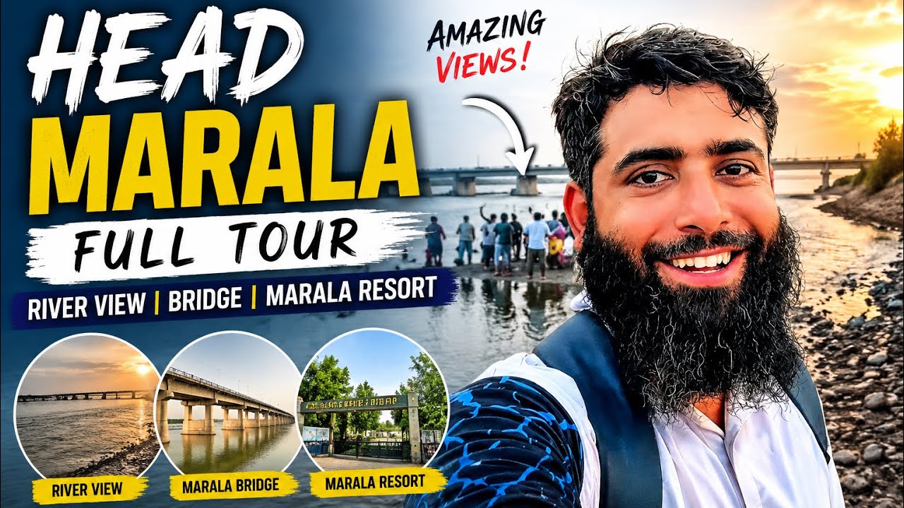 Head Marala & Marala Resort Full Tour | Solo Travel Vlog | Sialkot, Pakistan 🇵🇰