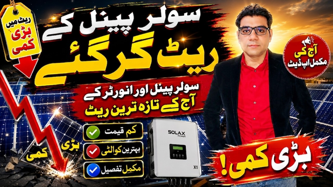 Цена на солнечные панели в Пакистане сегодня | Солнечная панель Longi Himo X10 @Rizwan3.0