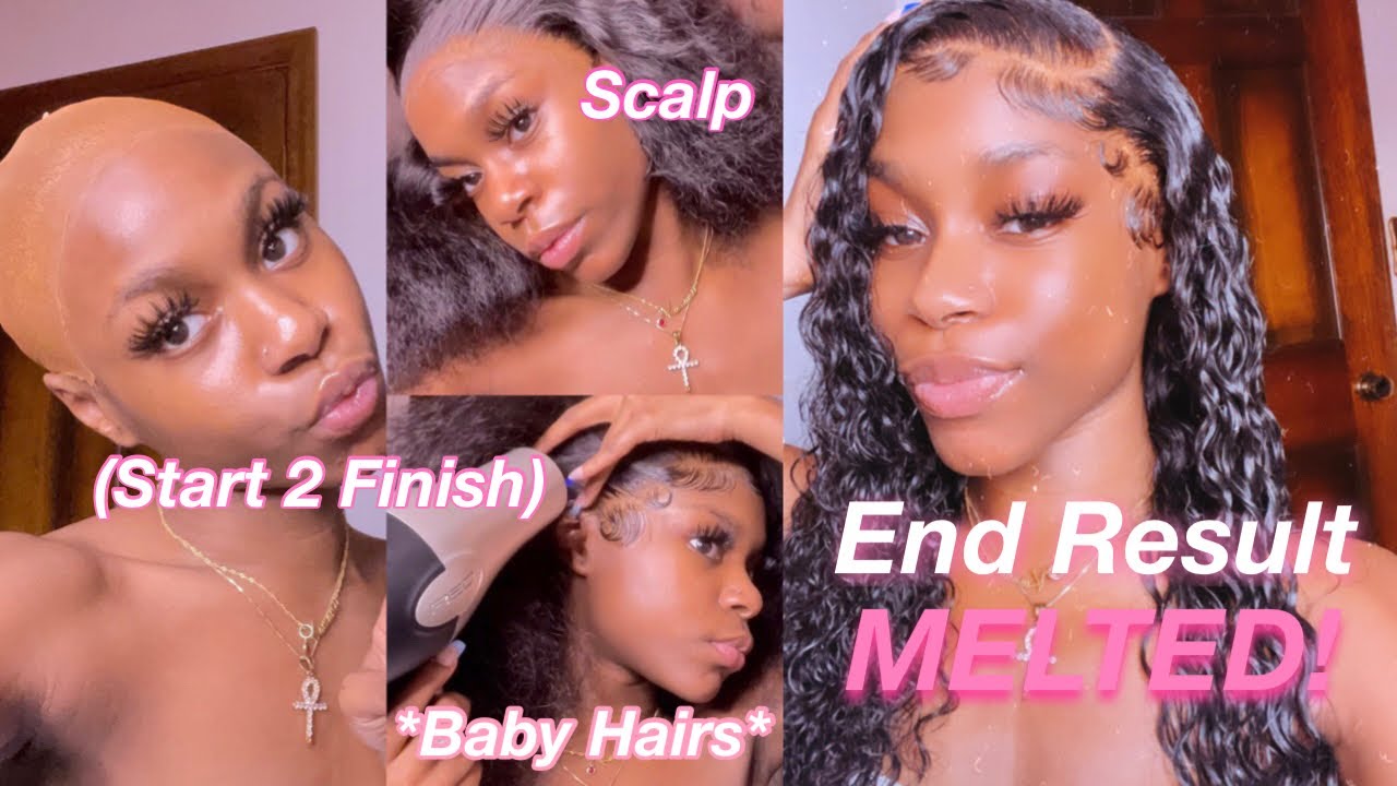 Start To Finish Deep Wave Frontal Wig Install Tutorial | Amanda Hair