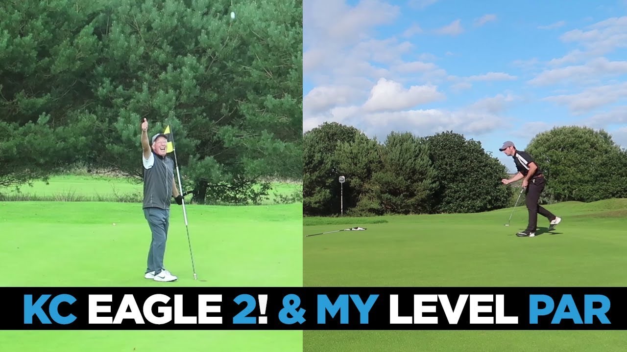 I shot level par and kc holed his second shot for EAGLE