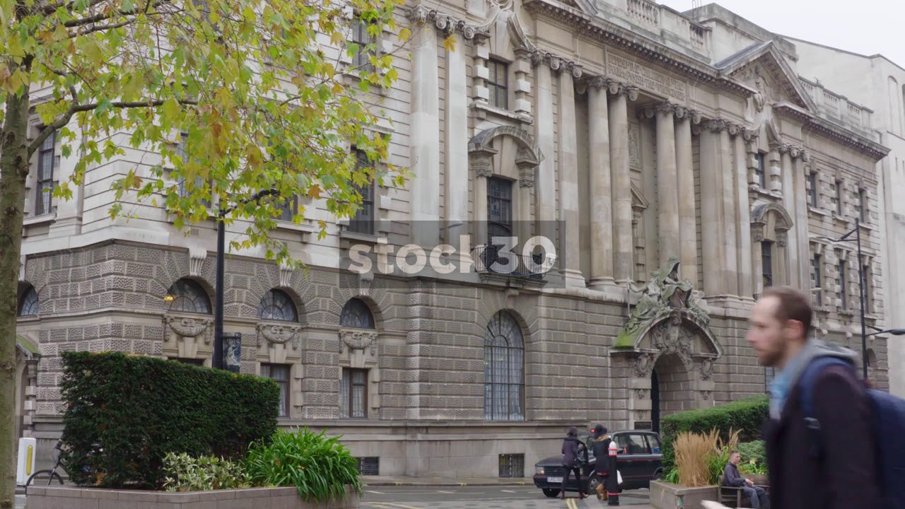 The Old Bailey Central Criminal Court, Wide Shot, UK