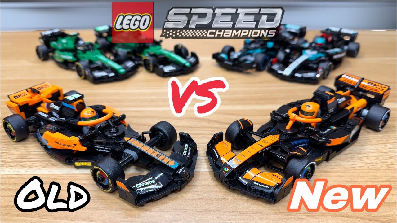 Comparisons: Old vs New F1 LEGO Speed Champions