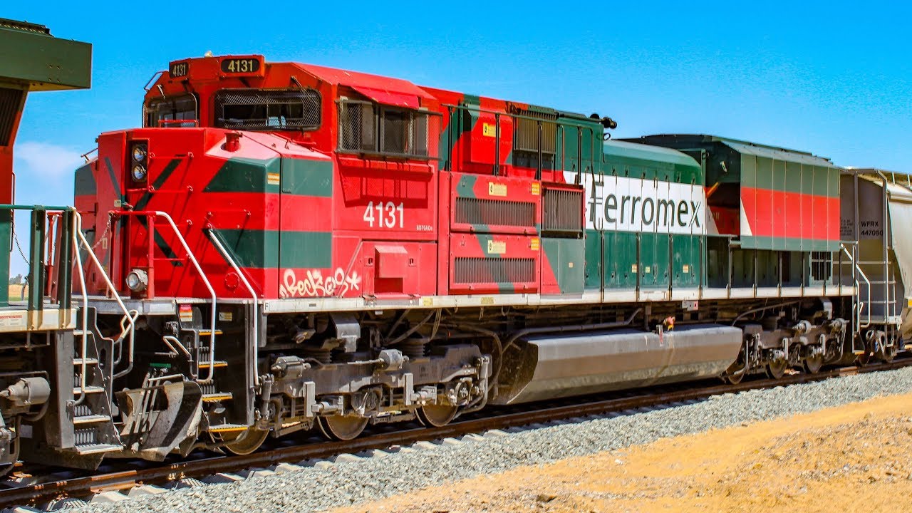Ferromex Trains In Mexicali!