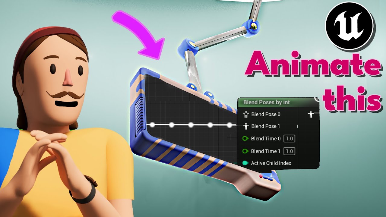 Animate Robot Arms in Unreal using Pose Blending