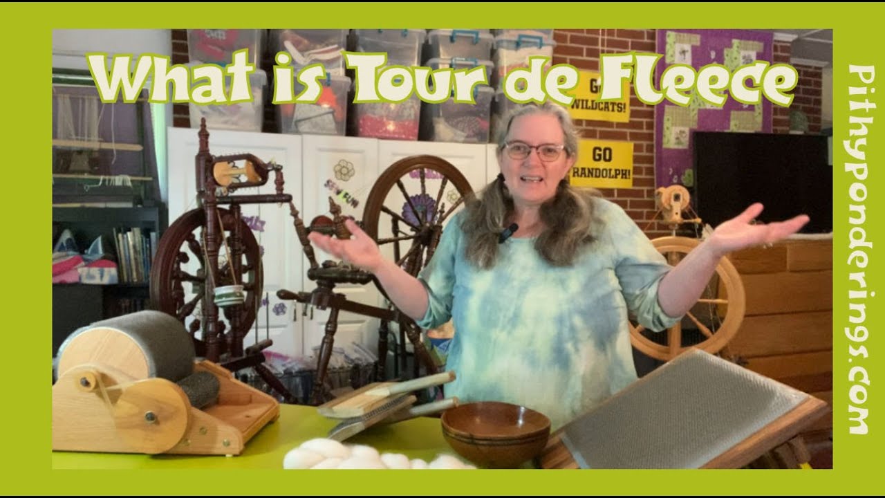A Special Edition - Spinning and Tour de Fleece