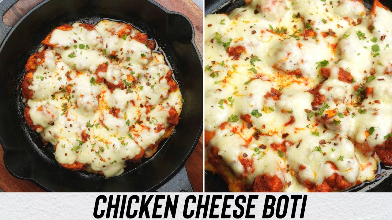 Chicken Cheese Boti | Chicken Boti In White Cheese Sauce