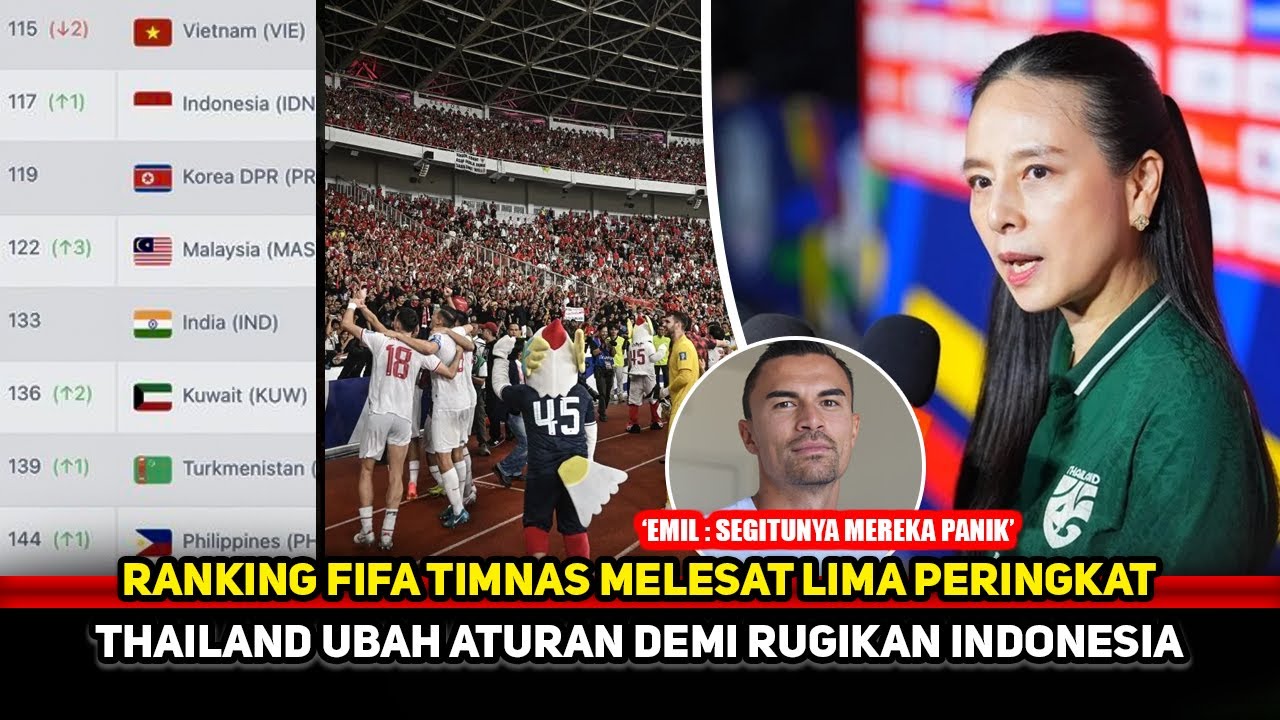 KABAR BAIK!! Pagi2 Ranking FIFA Timnas Indonesia melejit~Negara tetangga sampai dibuat panik