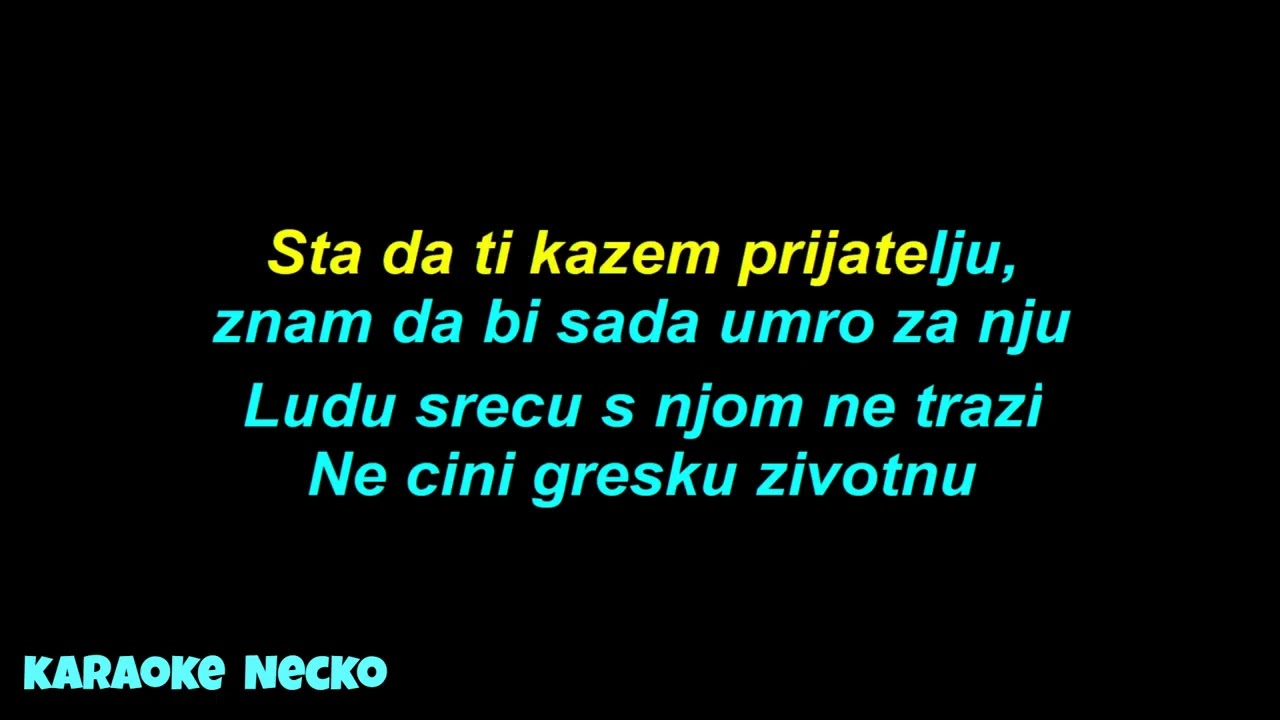 Djani- Priljatelju, moj  (KARAOKE)