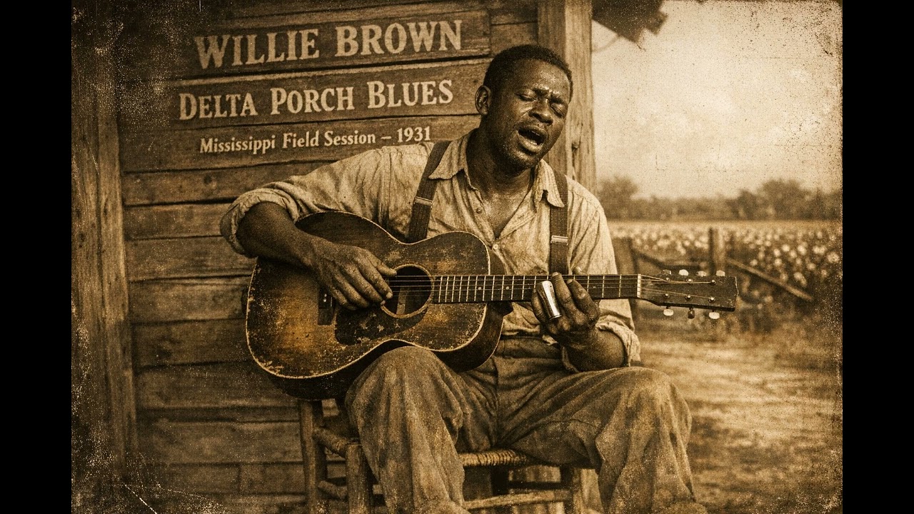 WILLIE BROWN  Delta Porch Blues &ndash; Raw Mississippi