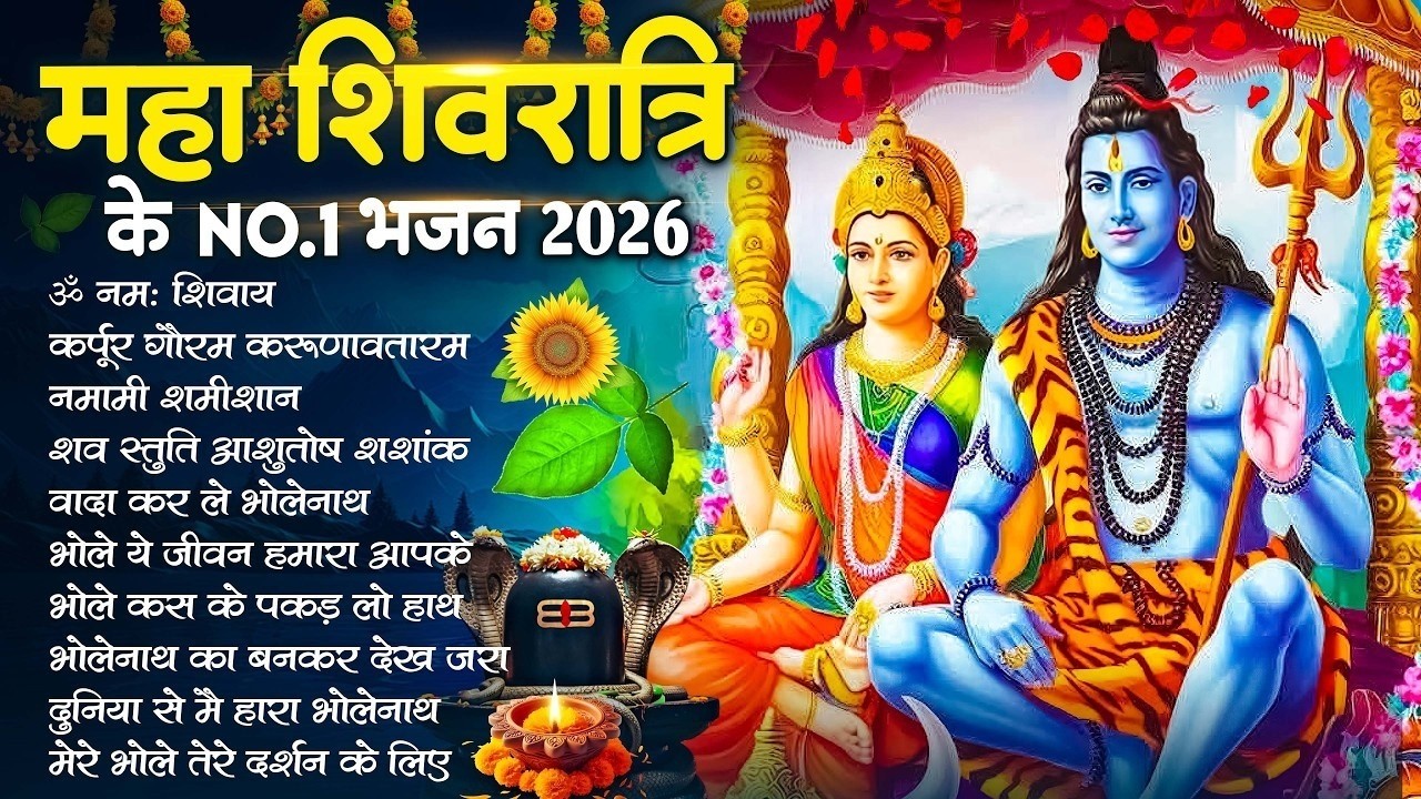 2026 महाशिवरात्रि Special भजन, शिवरात्रि के भजन, नॉनस्टॉप शिव भजन, 2026 #Shivratri, Shiv Bhajan 2026