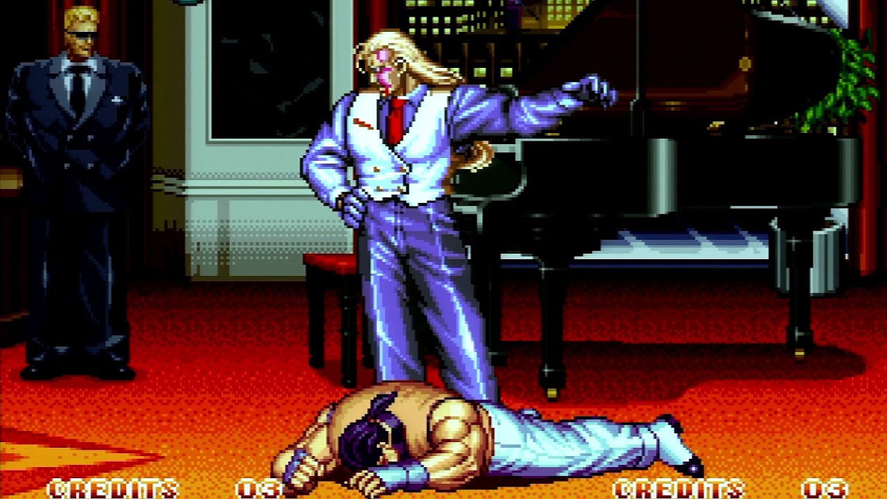 ART OF FIGHTING 2 - GEESE HOWARD Boss Fight - NEOGEO