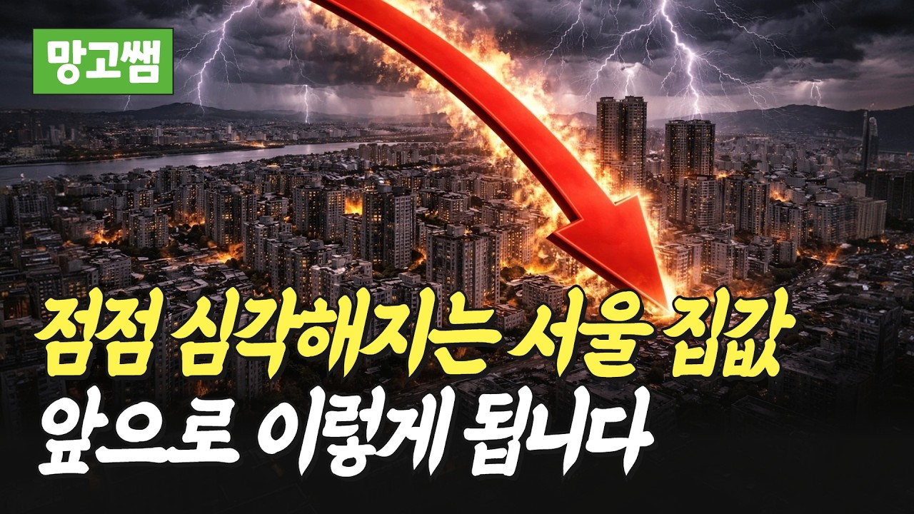 서울 집값 앞으로 이렇게 바뀝니다(망고쌤)