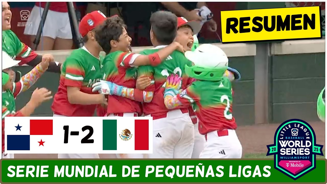 MÉXICO DEJA EN EL TERRENO a PANAMÁ de forma DRAMÁTICA. Sigue vivo en SERIE MUNDIAL de PEQUEÑAS LIGAS