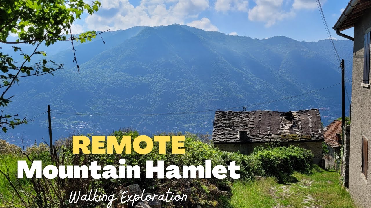 Old Mountain Hamlet in the Forest | Morning Trip to Monte di Lenno, Italy