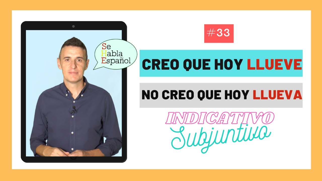 INDICATIVO o SUBJUNTIVO tras verbos de opinión
