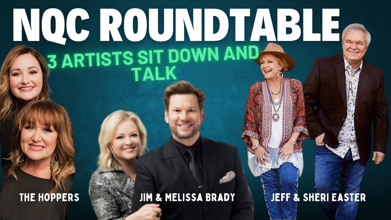 Jeff & Sheri Easter, The Hoppers, Jim & Melissa Brady On The Singing News Roundtable NQC 2023