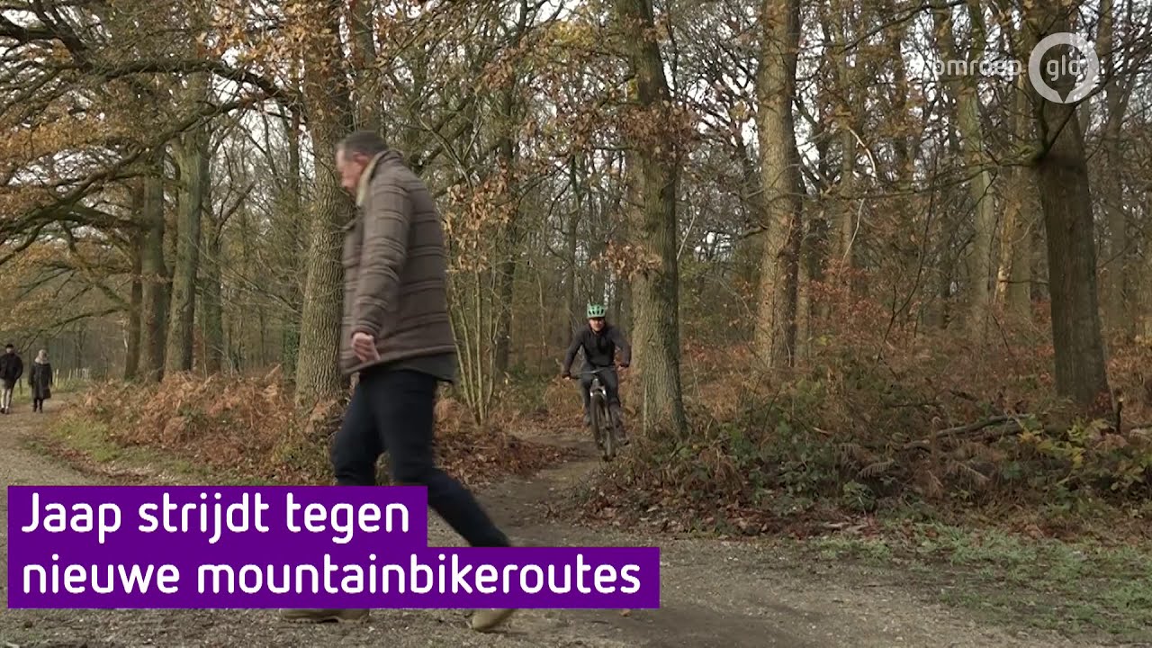 Jaap strijdt tegen nieuwe mountainbikeroutes
