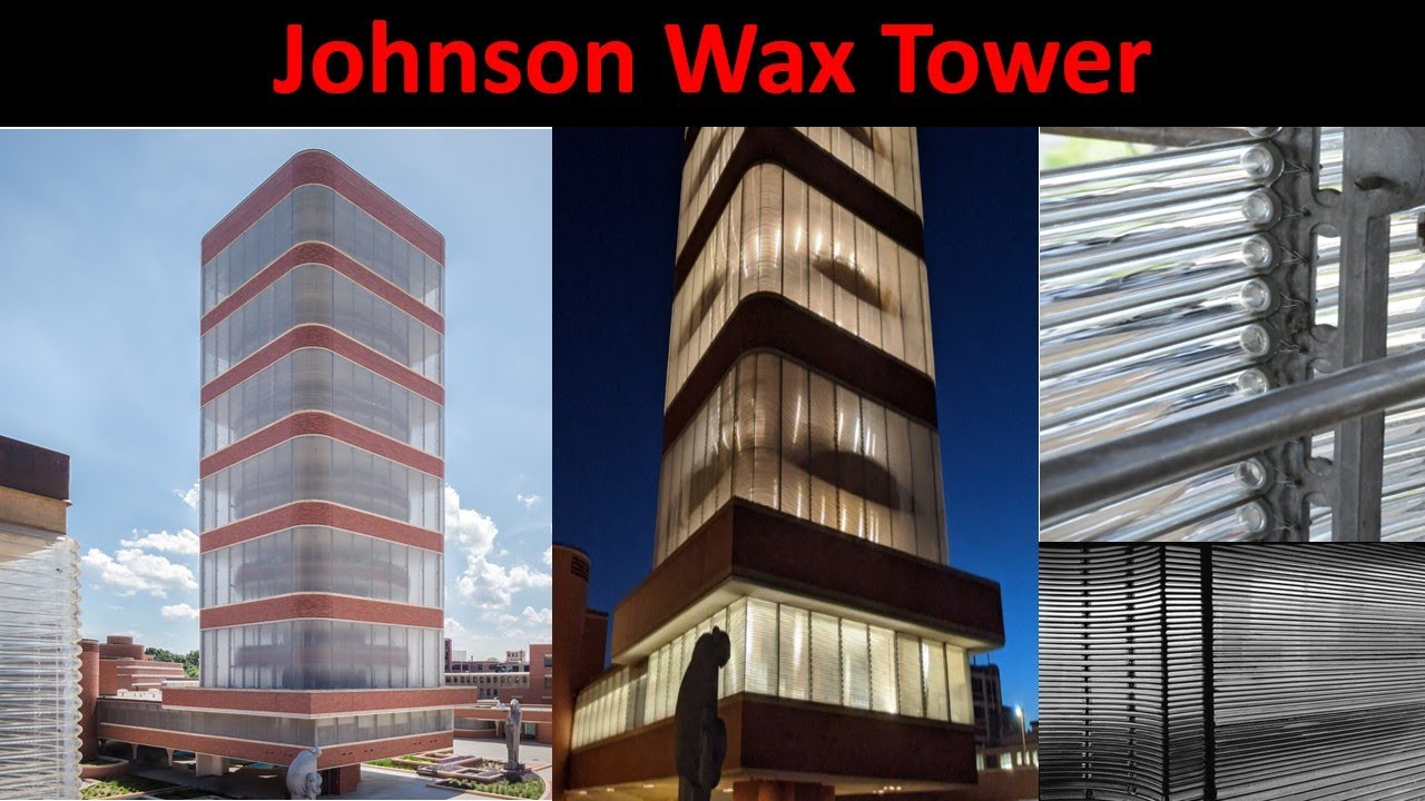 Johnson Wax Tower | Frank Lloyd Wright -the different Office Skyscraper approach