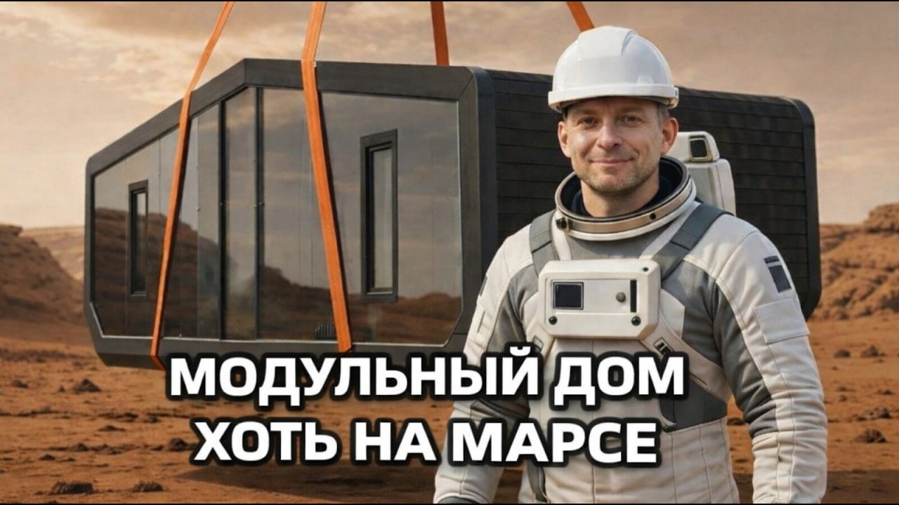 Модульный дом АТОММ Сьют Арктик 32,8 м&sup2;. Мобильный жилой модуль, идеально подходящий для глэмпингов.